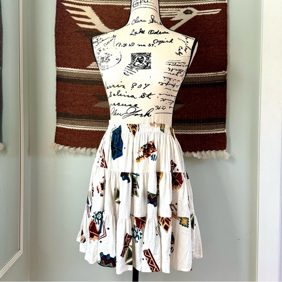 BANJO Vintage Western Wear Tiered Skirt - Picture 2 of 9